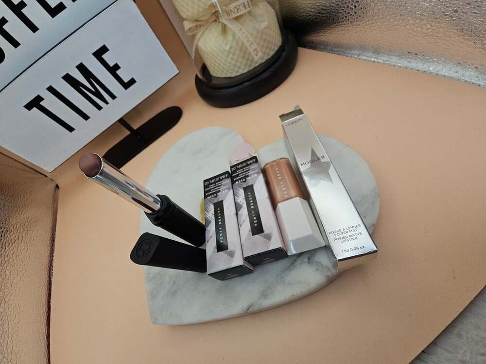 3x Mugler X L'Oreal Paris Power Matte Lipstick & Fenty Beauty Bundle